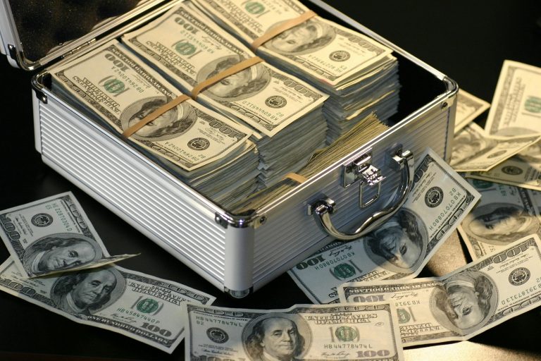 maletin con dinero